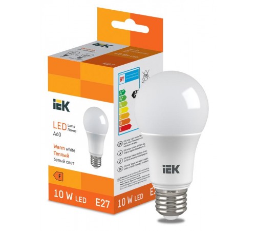 Лампа светодиодная Bulb A60 950lm 3000K E27  LL-I-A60-10-230-30-E27  IEK