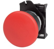 Кнопка грибовидная без фиксации, красная д. 40  ABHT1R4N  DKC
