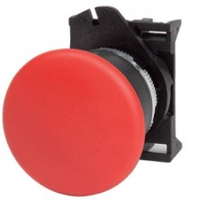Кнопка грибовидная без фиксации, красная д. 40  ABHT1R4N  DKC