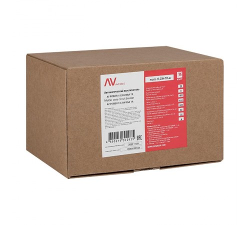 Выключатель автоматический AV POWER-1/3 20А 35kA TR  mccb-13-20-TR-av  EKF