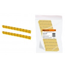 Маркер наборный - символ "A" желтый 6 мм2 (100 шт.)   SQ0534-0058  TDM