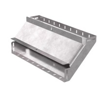 Угол вертикальный внутренний 90 градусов с крышкой Стандарт 500х80   PR16.0605  Промрукав