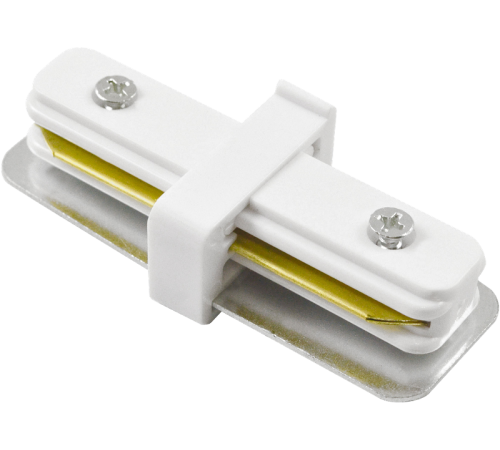 Коннектор для накладного шинопровода PTR CI-WH белый I-образный  5010765  Jazzway