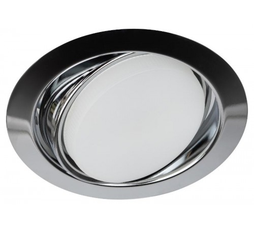 Светильник поворотный точечный под лампу GX53 KL35 A CH /1 под лампу Gx53 поворотный, 220V, 13W, хром  Б0049556  ЭРА