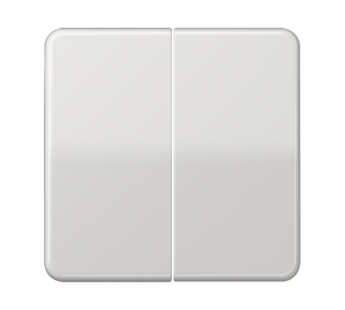 Двойная клавиша для балансирных механизмов выключателей (кнопок), в комплекте с CD95HP (крепежный элемент), возможно IP44; дюропласт; светло-серый; CD