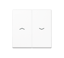 2-я клавиша с символами "стрелки" для баланс. мех. выкл. (кнопок), в компл с AS90-5HP , возможно IP44; дюропласт; белый; A500 A595PWW  Jung