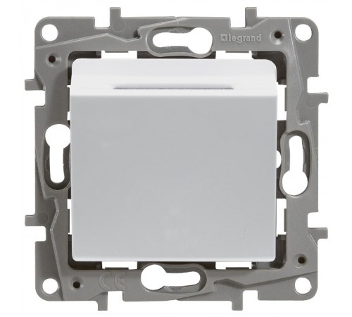 Etika Белый Выключатель карточный с выдержкой времени, с подсветкой  672293  Legrand