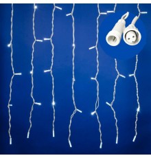 Занавес светодиодный  с эффектом мерцания, ULD-C2030-240/TWK WHITE IP67   3х2м соед. 240 диодов. белый свет. шнур белый  UL-00001356  Uniel