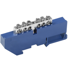 Шина N "ноль" на DIN-изоляторе Ni ШНИ-6х9-6-Д-С  YNN10-06-D-K07-N  IEK