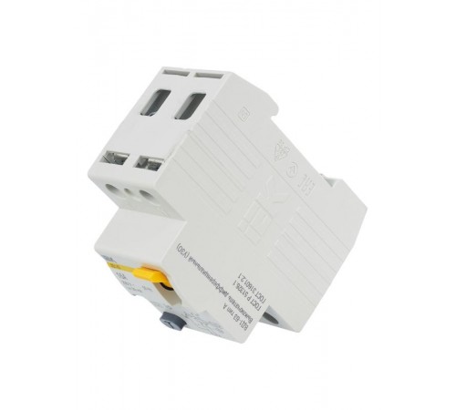 Выключатель дифференциальный (УЗО) ВД1-63 2п 16А 30мА тип A  MDV11-2-016-030  IEK