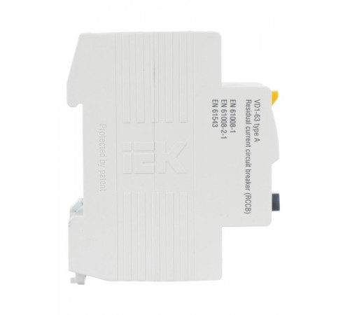 Выключатель дифференциальный (УЗО) ВД1-63 2п 16А 30мА тип A  MDV11-2-016-030  IEK