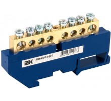 Шина N ноль на DIN-изоляторе ШНИ-8х12-8-Д-С  YNN10-812-8D-K07  IEK