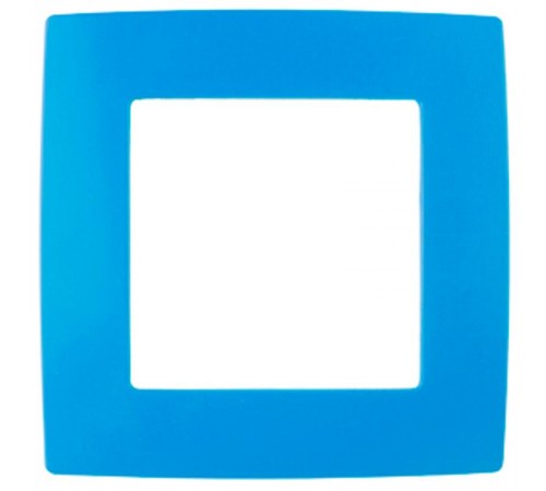 Рамка на 1 пост 12-5001-28  ,  голубой  Б0019393  ЭРА