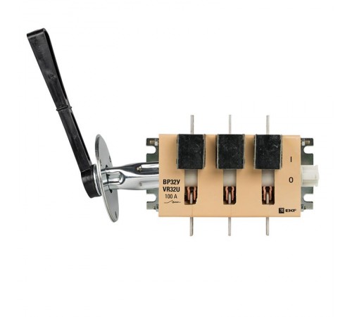 Выключатель-разъединитель ВР32У-31B31250 100А, 1 направление с д/г камерами, съемная левая/правая рукоятка EKF MAXima PROxima  uvr32-31b31250  EKF