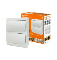 Бокс пластиковый навесной ЩРН-П-24 модуля с белой крышкой, навесной, пластик IP41  SQ0903-0006  TDM