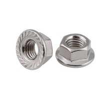 Гайка DIN6923 шестигранная оцинк. С фланцем М8 (35 шт) - пакет ( 0,015 кг)  141609  Tech-KREP