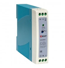 Блок питания на дин рейку 20Вт,Uвх ~ 220 В AC m, Uвых - 5 В DC постоянного тока DR-M-20W-5 EKF