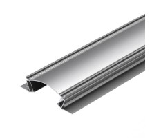 Профиль с экраном ALM-ARC-DOUBLE-2000 ANOD+FROST (arlight, Алюминий)  029852  Arlight
