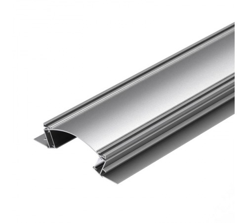 Профиль с экраном ALM-ARC-DOUBLE-2000 ANOD+FROST (arlight, Алюминий)  029852  Arlight