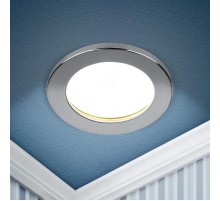 Cветильник встраиваемый влагозащищенный KL95 CH GX53 IP44 хром  Б0055811  ЭРА