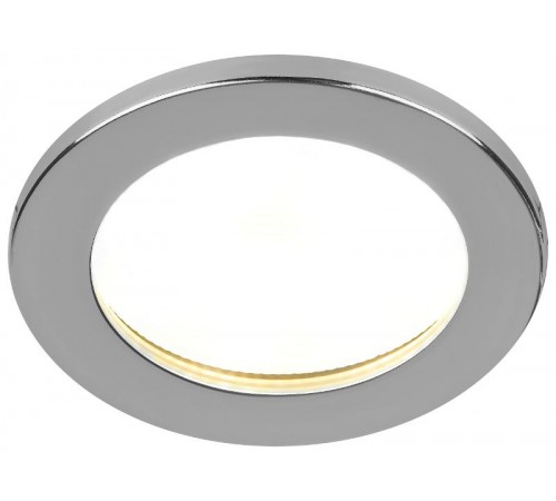 Cветильник встраиваемый влагозащищенный KL95 CH GX53 IP44 хром  Б0055811  ЭРА