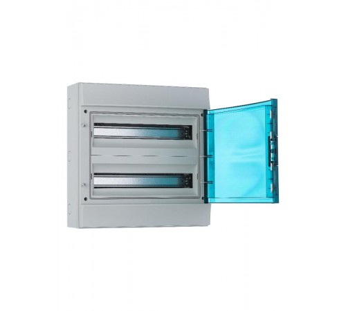 Бокс настенный 36М прозрачная дверь (2 ряда) Mistral65 (с клемм)  1SLM006501A1205  ABB