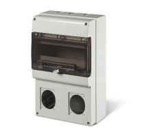 Корпус на 12 модулей и 2 поста  с основанием 70х87 мм. Тип M400  DIS6723300  DKC