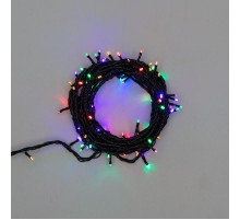 Гирлянда "Твинкл Лайт" 10 м,  черный ПВХ, 100 диодов, цвет мультиколор  303-139  NEON-NIGHT