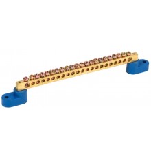 Шина N "ноль" на двух угловых изоляторах ШНИ-6х9-22-У2-С  YNN10-69-22C2-K07  IEK