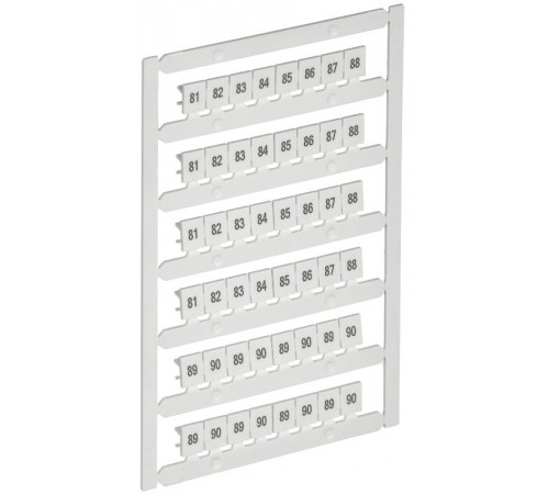 ARMAFIX Маркер для CTS 6мм2/CP 10мм2 "81-90"   AF-CT10D-M-006-09  IEK (ИЭК)