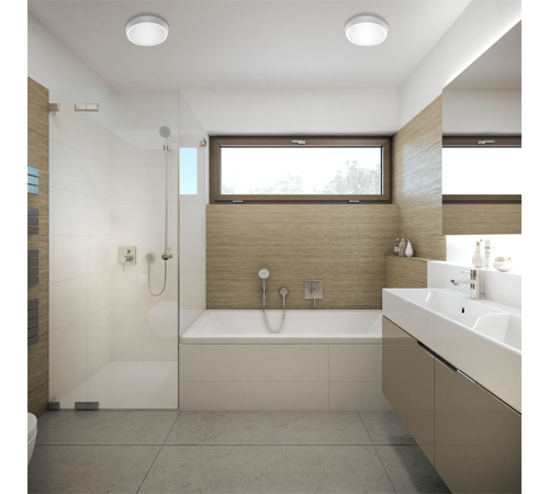 Светильник светодиодный пылевлагозащищенный для ЖКХ ДПБ PBH - PC- RA 12W 900Lm 4000K WHITE (compact) IP65  1024626A  Jazzway