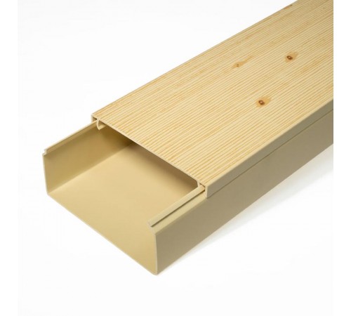 Кабель-канал сосна 2-й замок 100х40 (24м/уп)  PR.025453  Промрукав