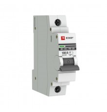 Выключатель нагрузки модульный ВН-125, 1P 100А EKF PROxima  SL125-1-100-pro  EKF (замена - S1251100)