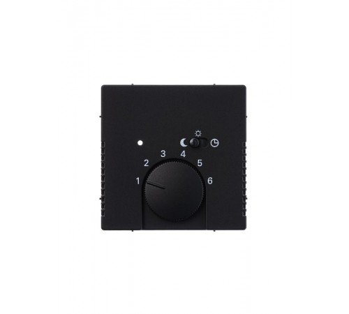 Накладкадля мех. терморегулятора (термостата) 1095 U, 1096 U, серия solo/future, цвет чёрный бархат  1710-0-3909   2CKA001710A3909  ABB