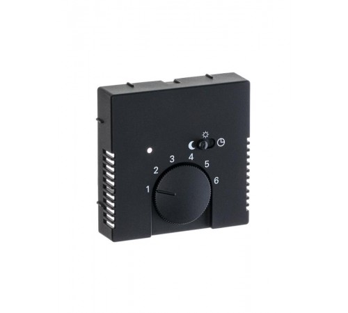 Накладкадля мех. терморегулятора (термостата) 1095 U, 1096 U, серия solo/future, цвет чёрный бархат  1710-0-3909   2CKA001710A3909  ABB