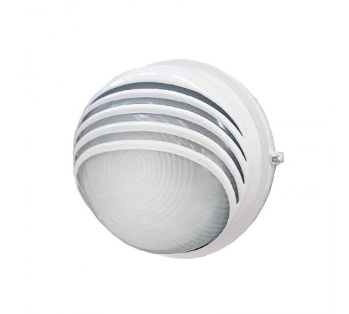 Светильник для ЖКХ НПП 1307 60Вт Е27 IP54 белый/круг ресничка  LNPP0-1307-1-060-K01  IEK