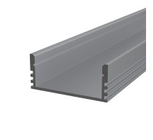 Профиль алюминиевый для светодиодной ленты накладной  2812-2 , 2м  146-205  REXANT