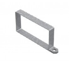 Хомут крышки поясной 600х65, толщ. 1,0 мм, Сендзимир цинк  ХКП-600х65-1,0-СЦ  Ostec