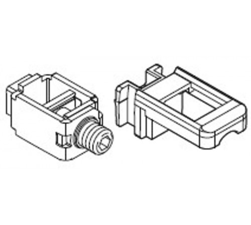 DRX 125 HP Комплект из 4 штук торцевых зажимов 4П  669303  Legrand