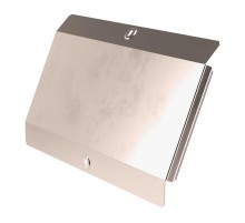 Крышка угла вертикального внешнего 45 градусов Стандарт INOX (AISI 409) 400  PR16.2984  Промрукав