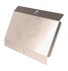 Крышка угла вертикального внешнего 45 градусов Стандарт INOX (AISI 409) 400  PR16.2984  Промрукав