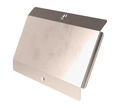 Крышка угла вертикального внешнего 45 градусов Стандарт INOX (AISI 409) 400  PR16.2984  Промрукав