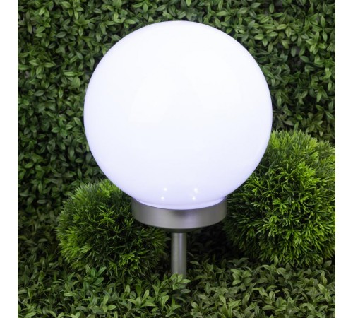 Светильник садовый уличный ERASF22-22 Шар на солнечных батареях 25 см  Б0053376  ЭРА