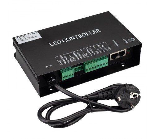 Контроллер HX-SPI-DMX-SL-4P (4096 pix, 220V, TCP/IP, add, ArtNet)  027277  Arlight