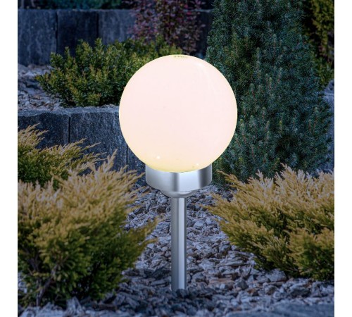 Светильник садовый уличный ERASF22-22 Шар на солнечных батареях 25 см  Б0053376  ЭРА