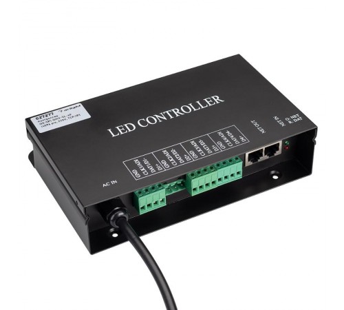 Контроллер HX-SPI-DMX-SL-4P (4096 pix, 220V, TCP/IP, add, ArtNet)  027277  Arlight