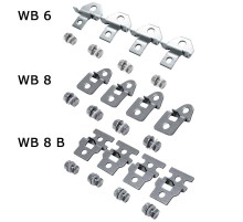 Скобы для монтажа к стене, 2шт.  WB 6  Провенто