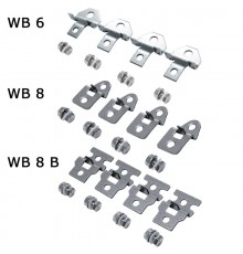 Скобы для монтажа к стене, 2шт.  WB 6  Провенто