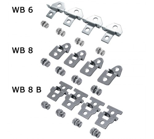 Скобы для монтажа к стене, 2шт.  WB 6  Провенто