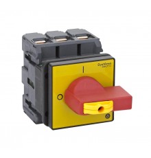 Выключатель-Разъединитель 3P 80A IP20 с красной рукояткой на дверцу 4 винта 1 замок  MSD80360R  SE